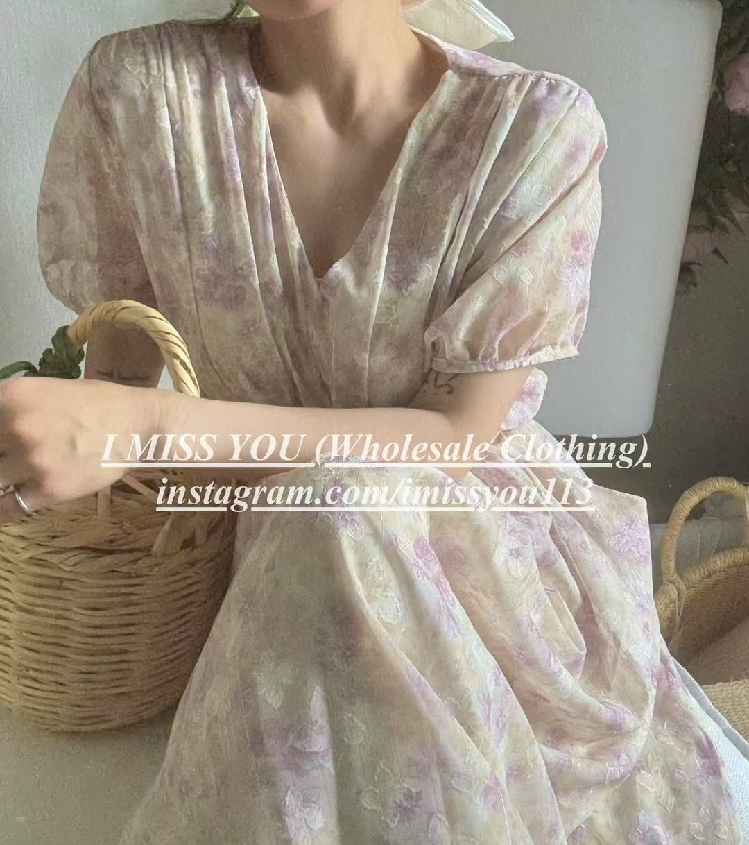 Korean APM Collection I Miss You Yellow Dress (Instock)