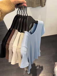 Korean APM Collection Slim Strech Tshirt-6 Colors (Instock)