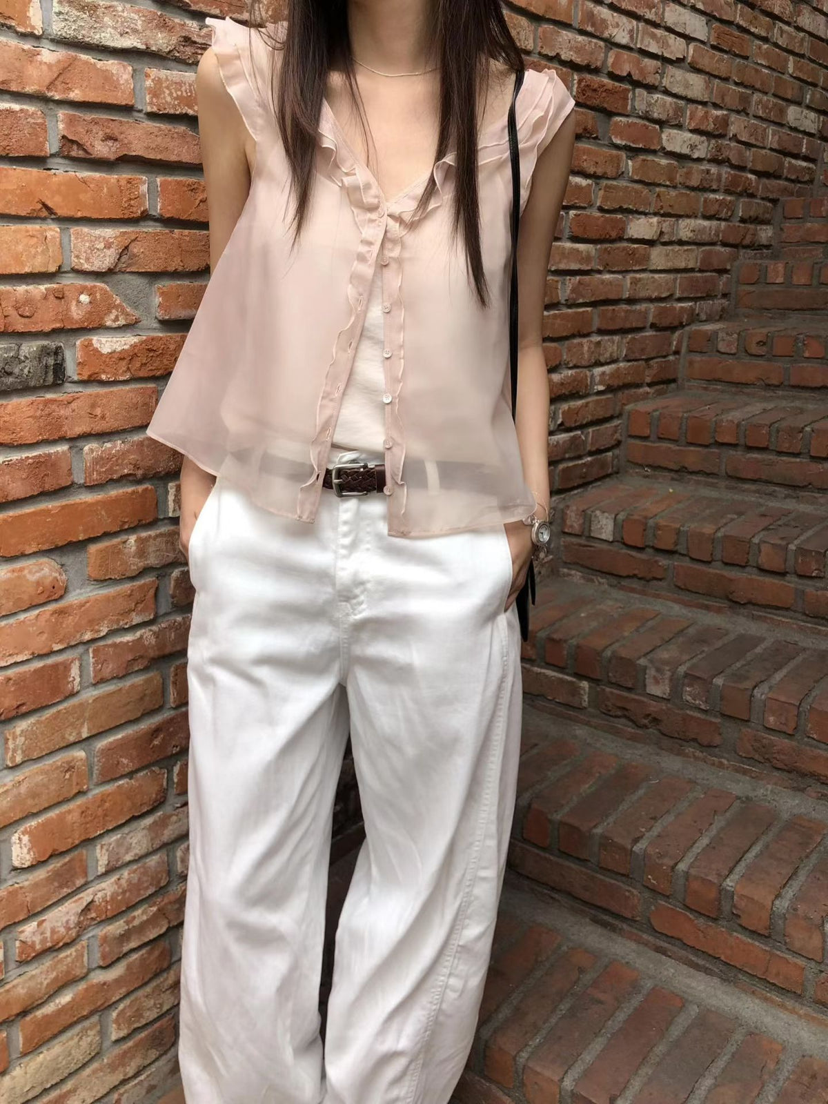 Korean APM Collection Floras Blouse Set - 2 Colors (Instock)
