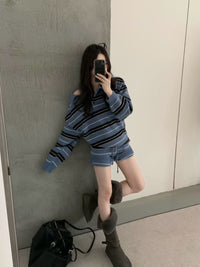 Kelly Designs Blue Stripe 2Pcs Set (Instock)