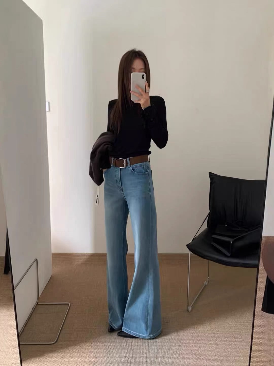 Kelly Designs Four Season Blue Jeans With Belt(Instock)