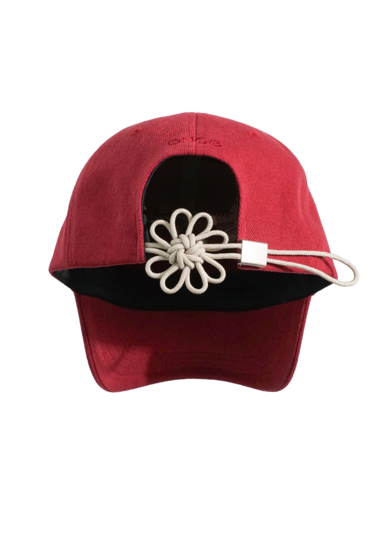 Korean Collection Ongo FLOWER KNOT CAP_Classic Red (Instock)