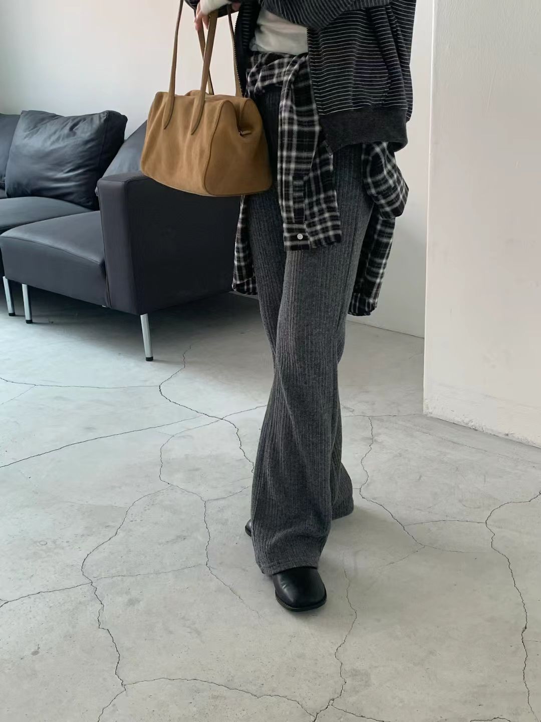 Korean APM Collection 3 colors Wool Niki Pants (Instock)