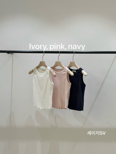 Korean APM Collection Vegetable Round Neck Tank Top - 3 Colors (Instock)