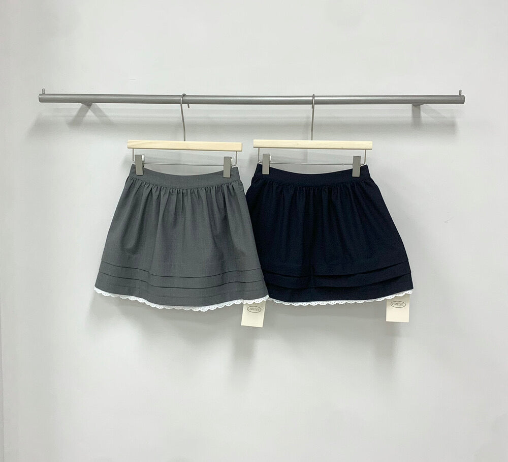 Kelly Designs Lace Layer Skirt-2 Colors（Instock)