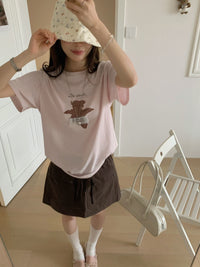 Kelly Designs Ballet Bear Tshirt - 2 Colors（Instock)