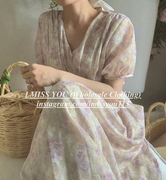 Korean APM Collection I Miss You Yellow Dress (Instock)