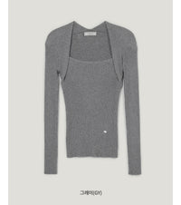 Korean Collection Inlet Bolero Long Sleeves Knit 4 Colors (Instock)