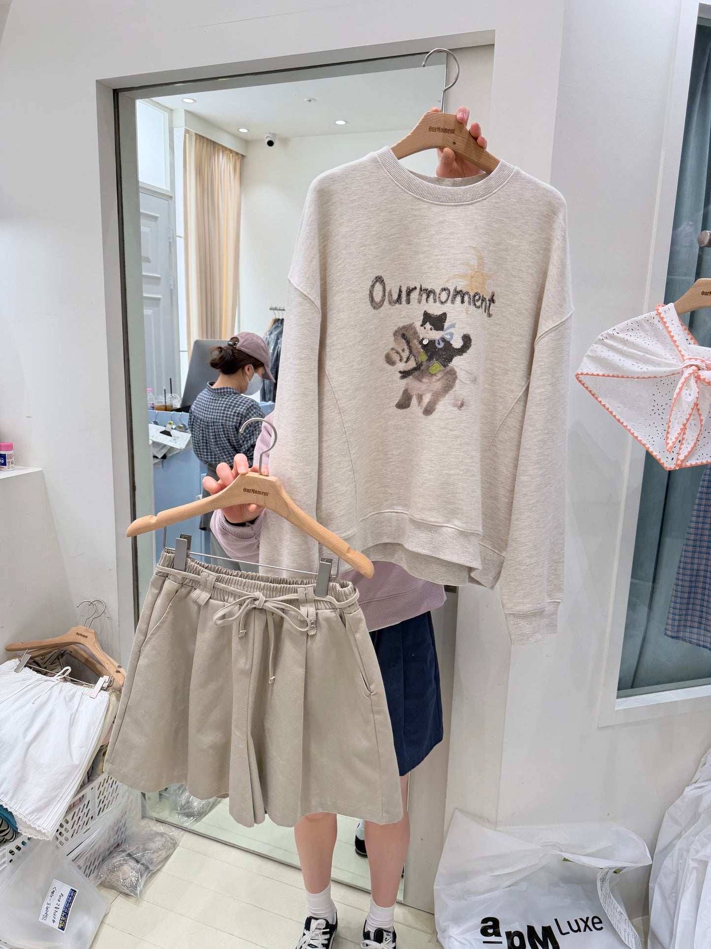 Korean APM Collection Khaki Shorts (Instock)