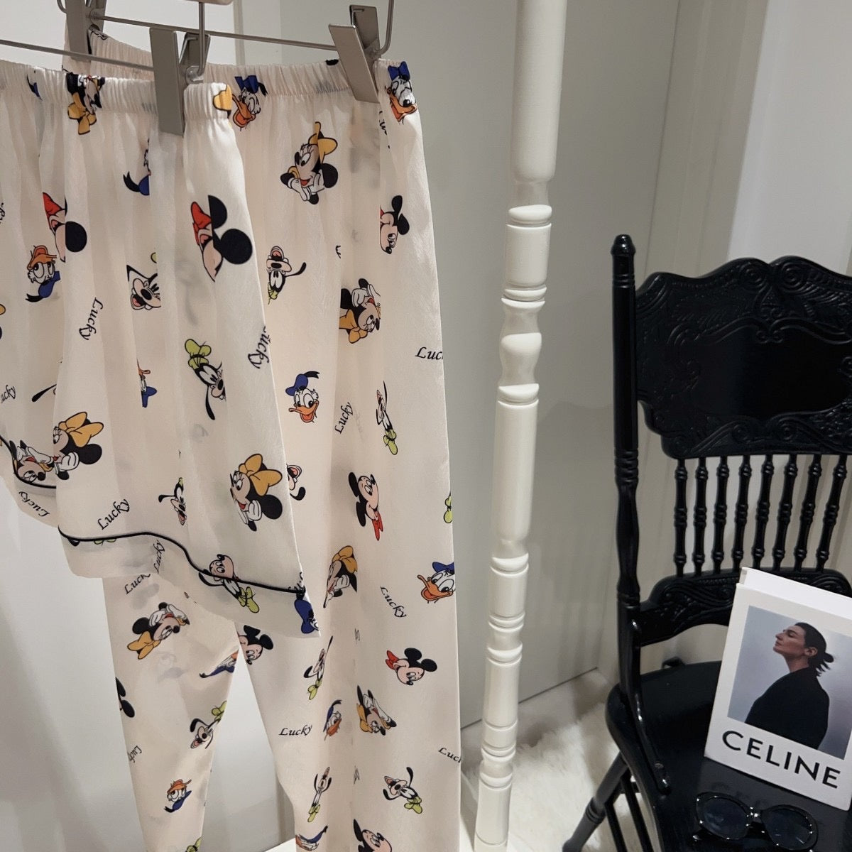 Kelly Designs Mickey Mouse Pajama Set  – Short Sleeve & Long/Short Pants 3pcs Set (Instock)