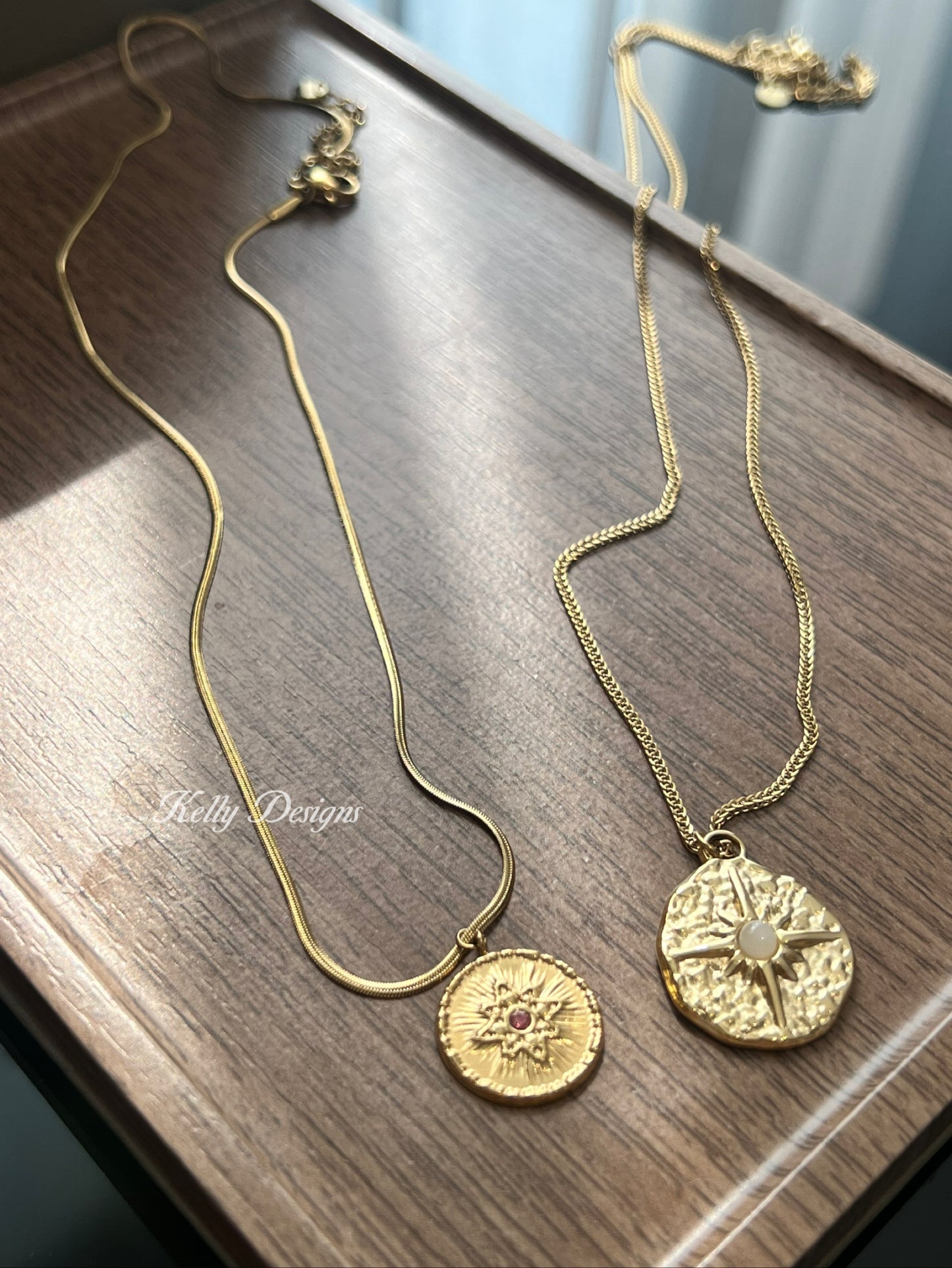 Kelly Designs Golden Color Necklace (Instock)