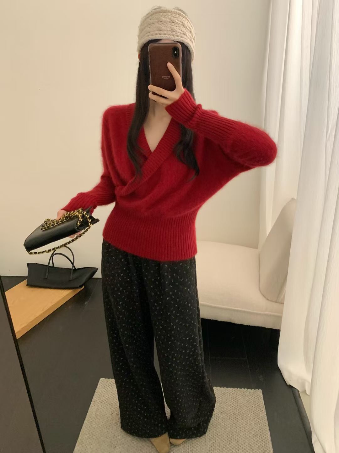 Kelly Designs Soft V-Neck Wrap Knit Sweater-3 Colors (Instock)