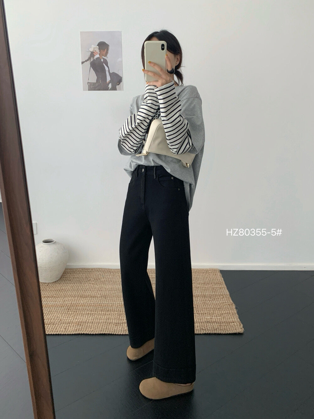 Kelly Designs Black Fall Jeans(Instock)