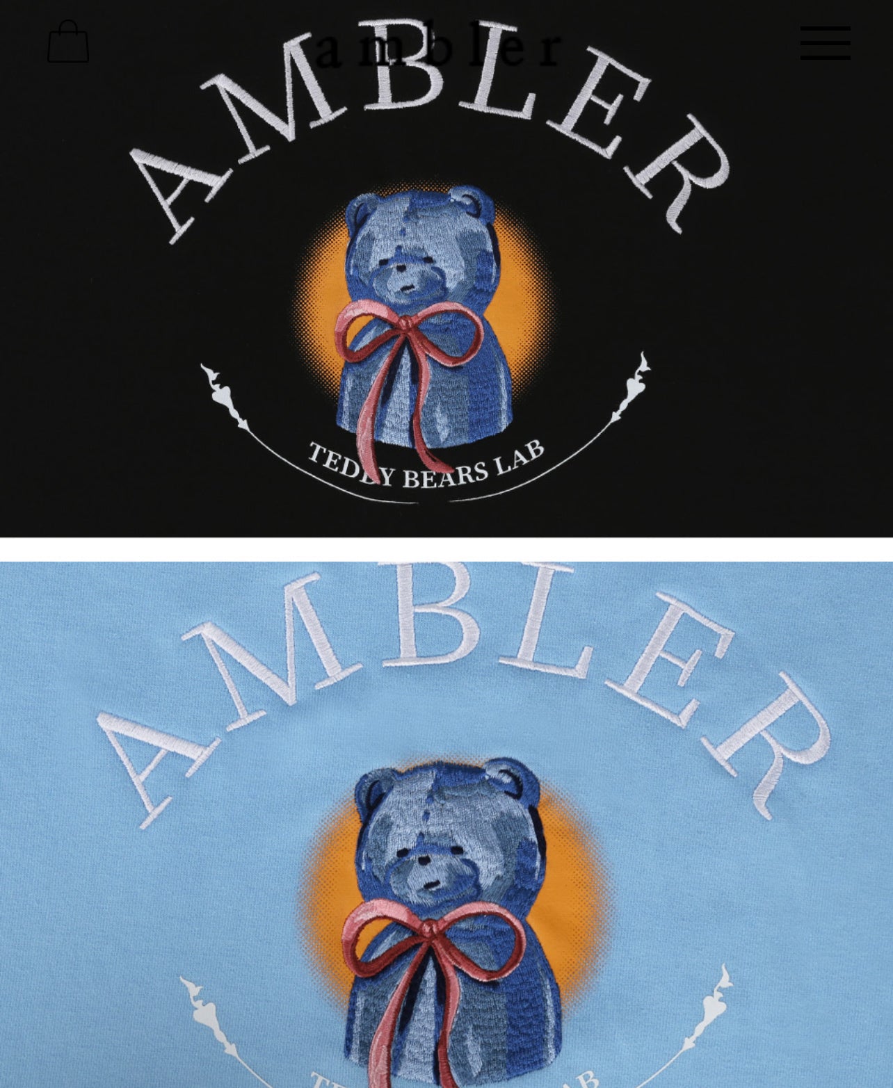 Ambler Blue bear yearbook Sweatshirt(Preorder)