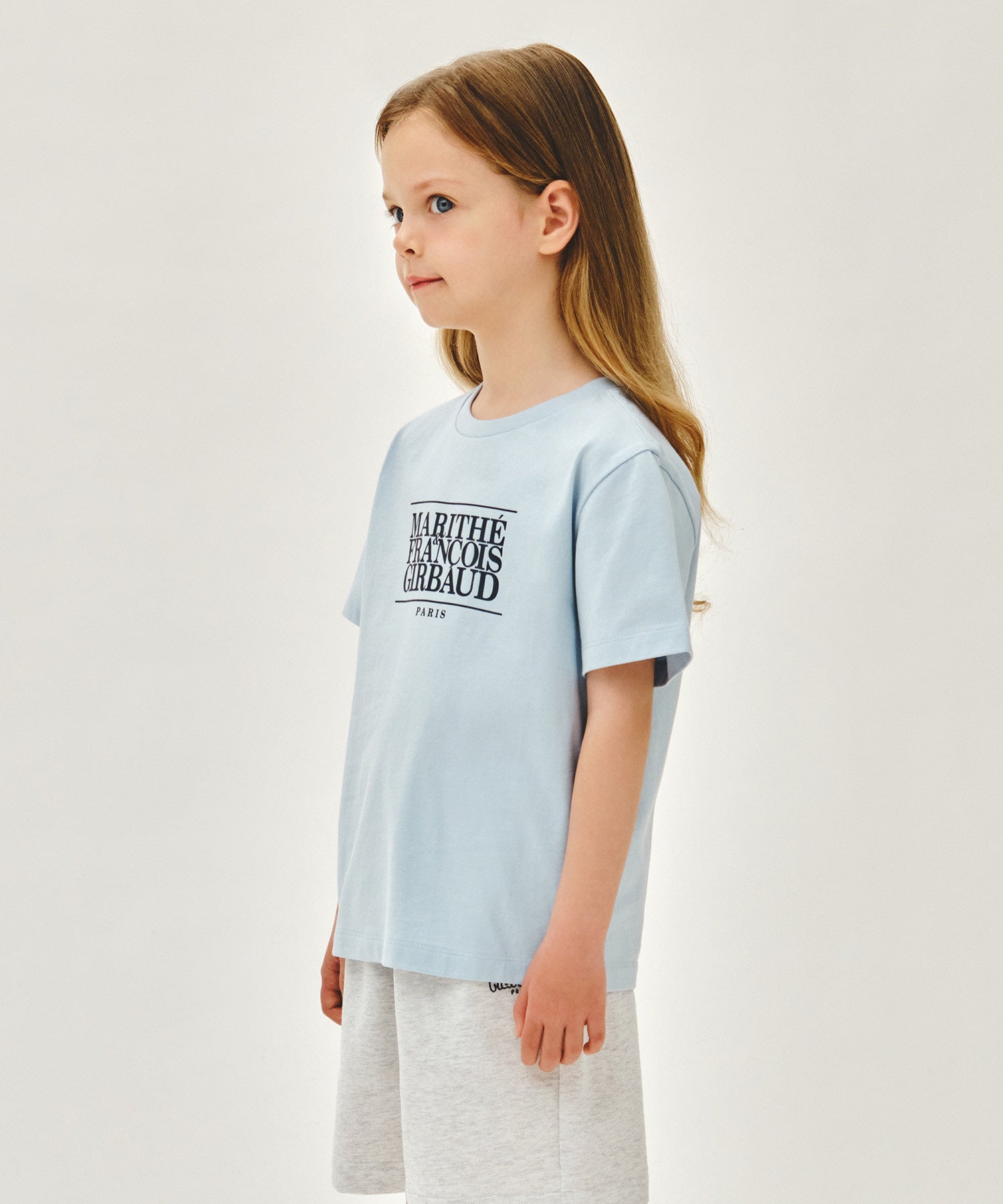Marithe KIDS CLASSIC LOGO TEE light blue (Instock)