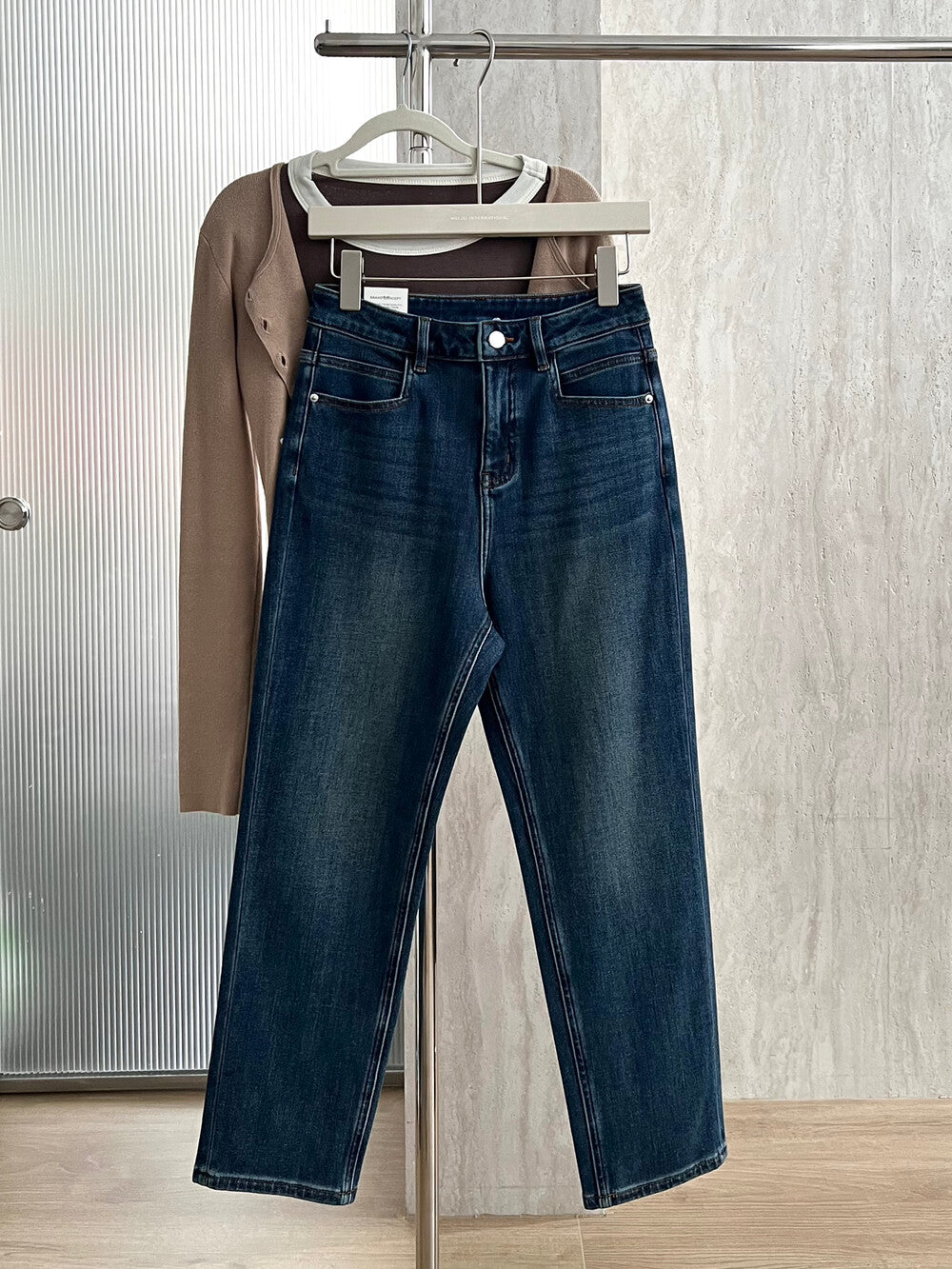 Kelly Designs Straight Navy Napping Jeans (Instock)