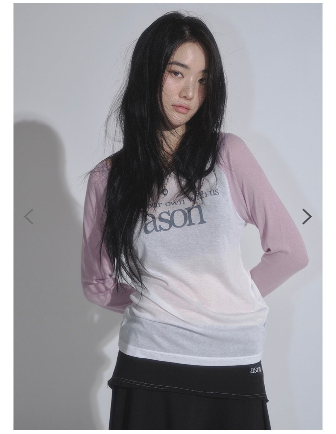 ASON Sorbet Raglan Long Sleeve Tee – Pink (Instock)