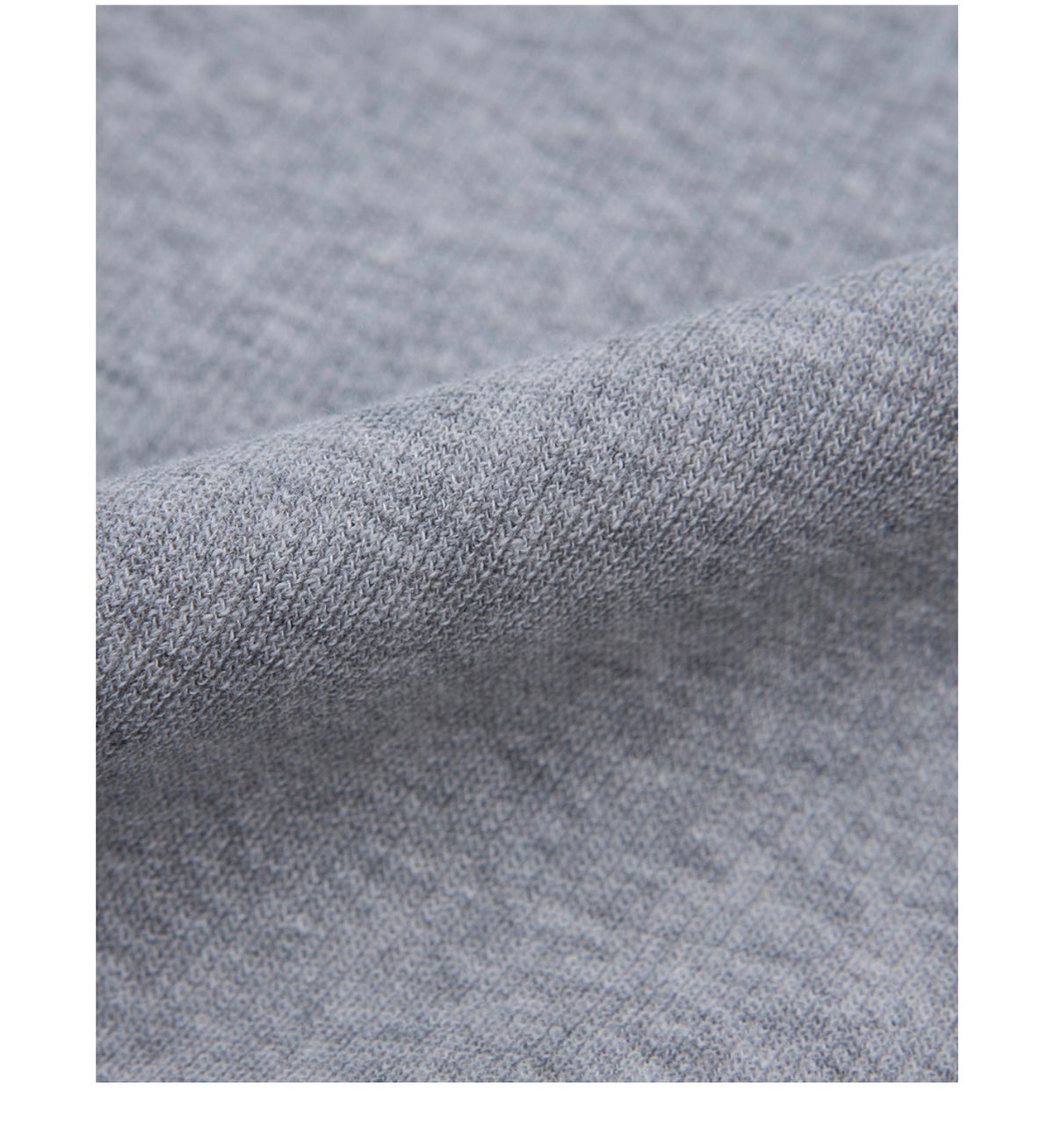 Korean Collection Serene Collar Sweatshirt – Melange Grey (Instock)