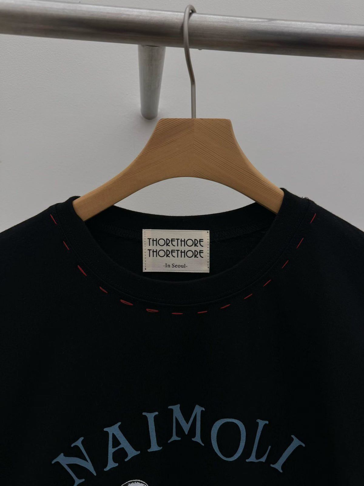 Korean APM Collection Hand Made Puppy Black Tshirt (Instock)