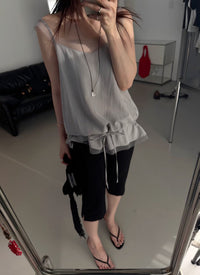 Korean APM Collection Grey Cami Top (Instock)