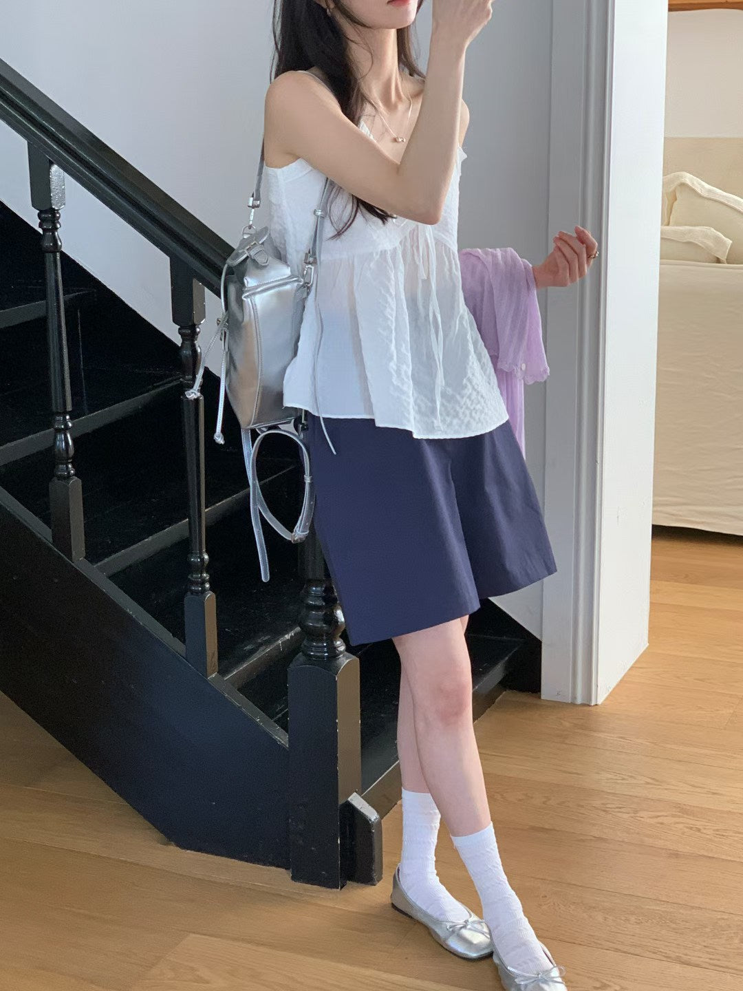 Sac à dos deux voies en cuir Coréen APM - 4 couleurs (En stock)