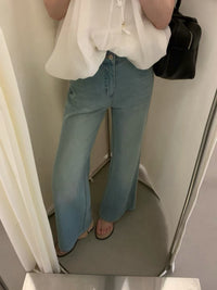 Kelly Designs Straight-Leg Blue Jeans (Instock)