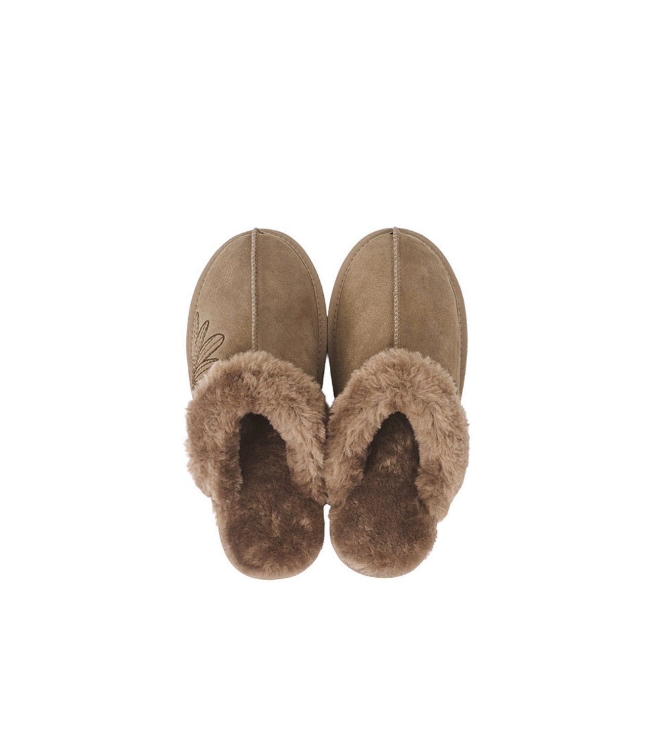 Mardi Mercedi Fur Slippers - Brown (Instock)