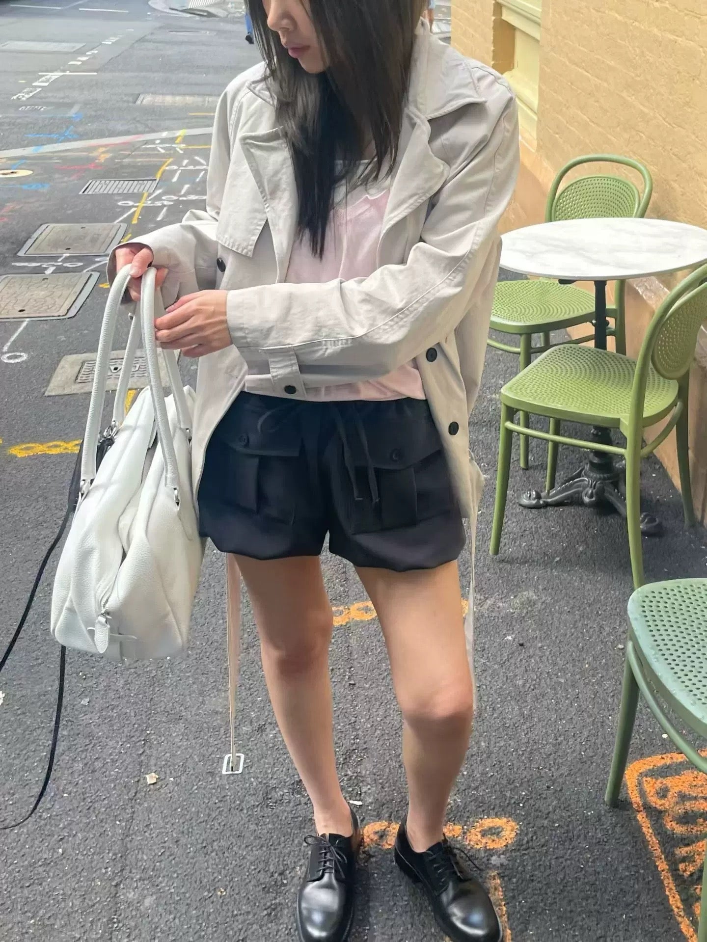 Korean APM Collection Casual Elastic waist Shorts (Instock)