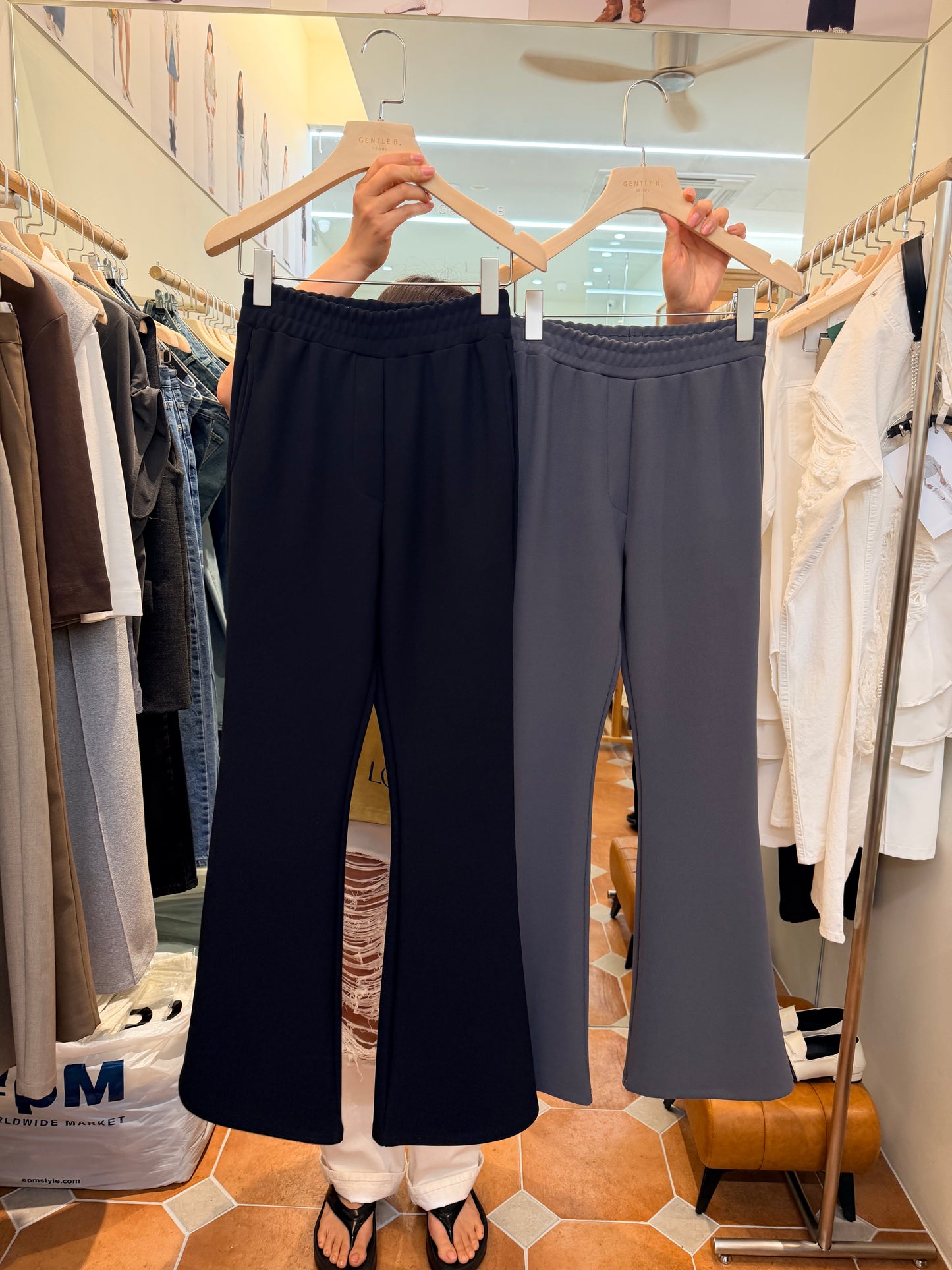 Korean APM Collection Suit Pants -2 Colors (Instock)