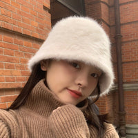 Kelly Designs Fuzzy Angora Bucket Hat (Instock)