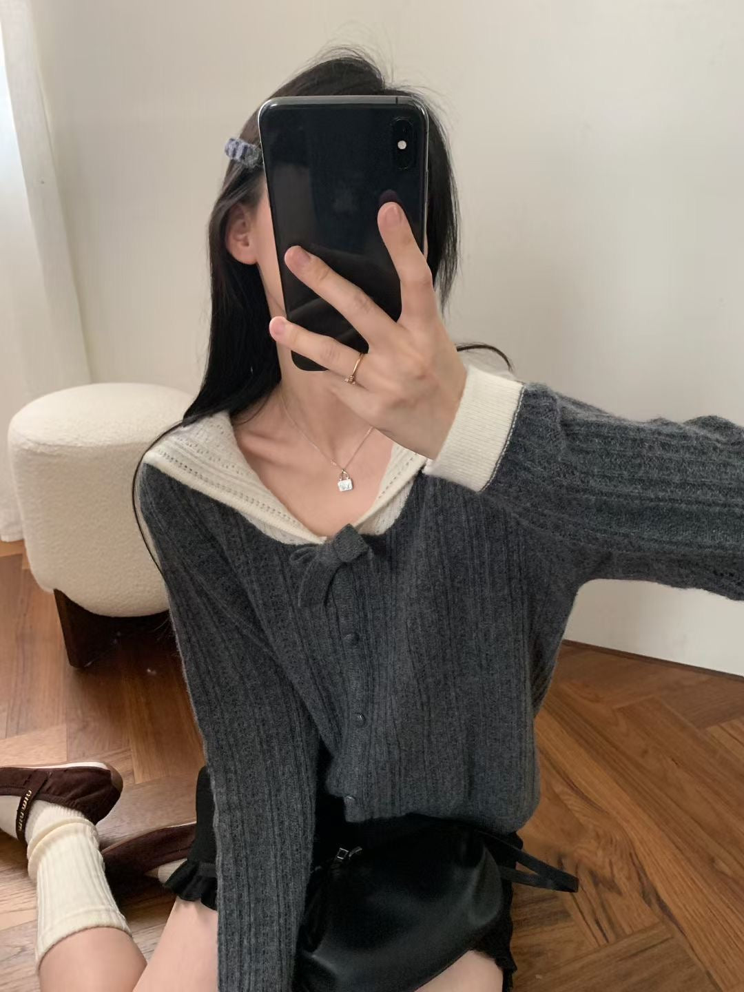 Kelly Designs 2 Colors Sailor Style Cardigan (Instock)