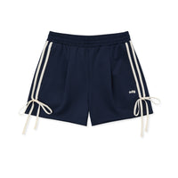 Korean Collection Nerdy 2pcs RIBBON TRACK SHORTS Navy SET (Instock)