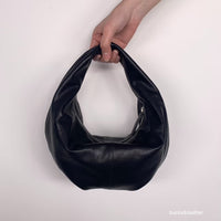Korean APM Collection BUCKS&LEATHER Black Leather Bag (Instock)