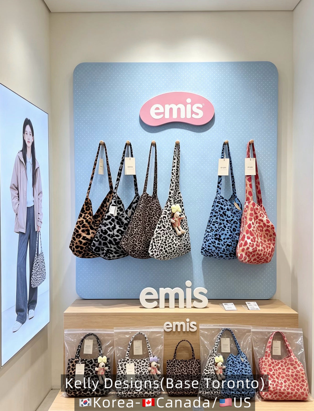 EMIS Eco Bag Collection – Leopard & Paisley (Preorder)