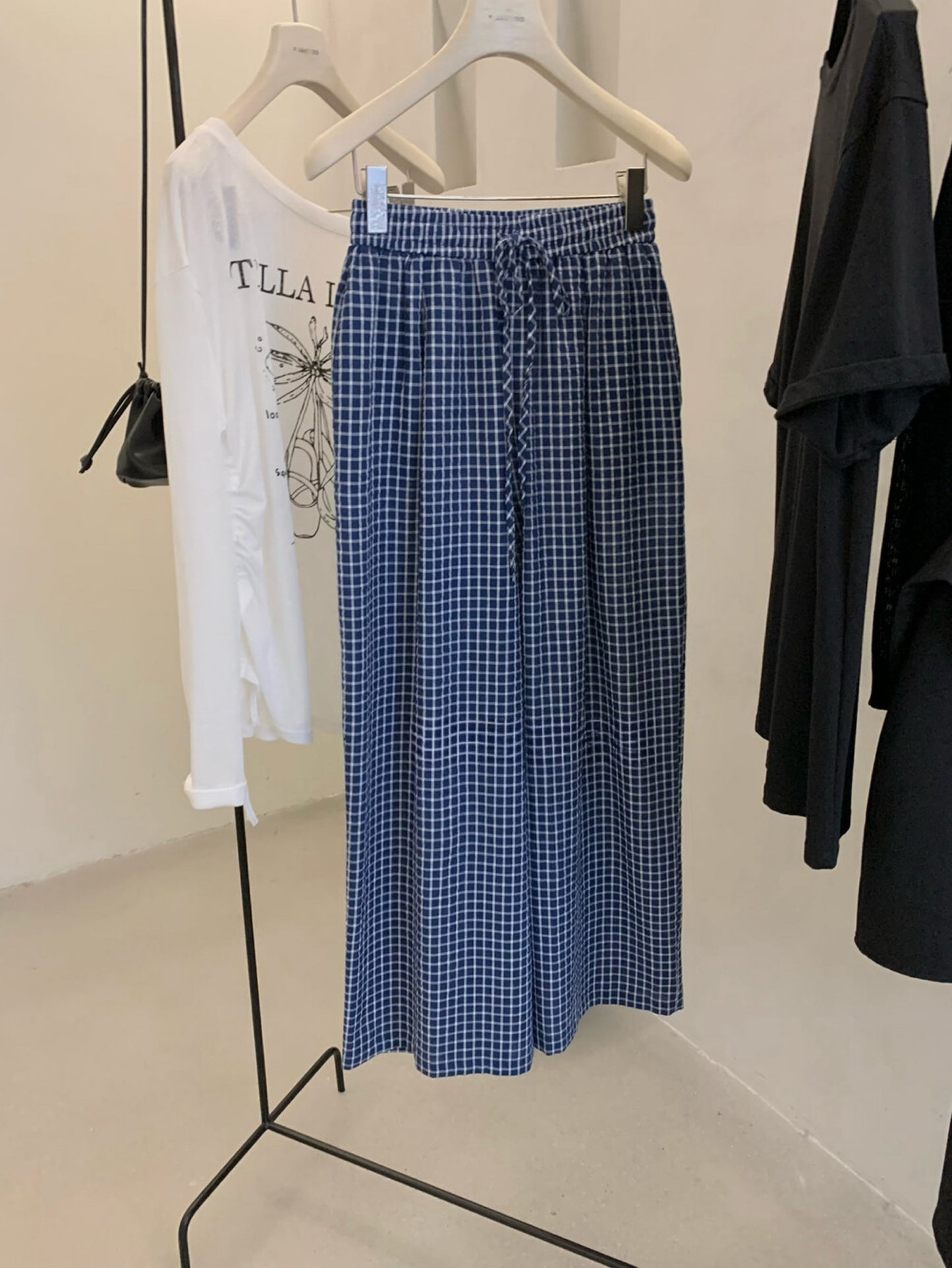 Kelly Designs Ribbon Shirt & Blue Pants Set (Instock)