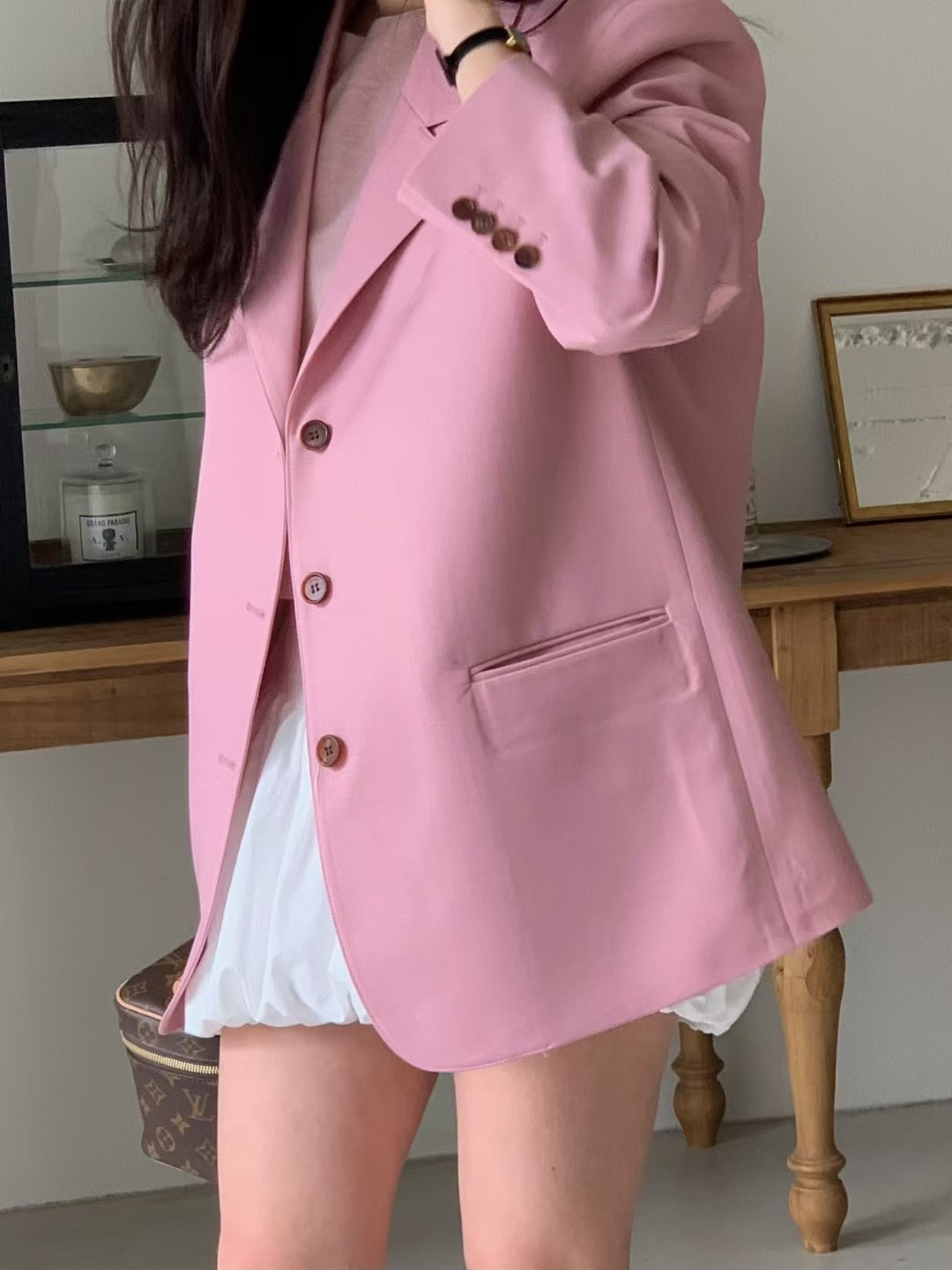 Korean APM Collection Pink Blazer (Instock)