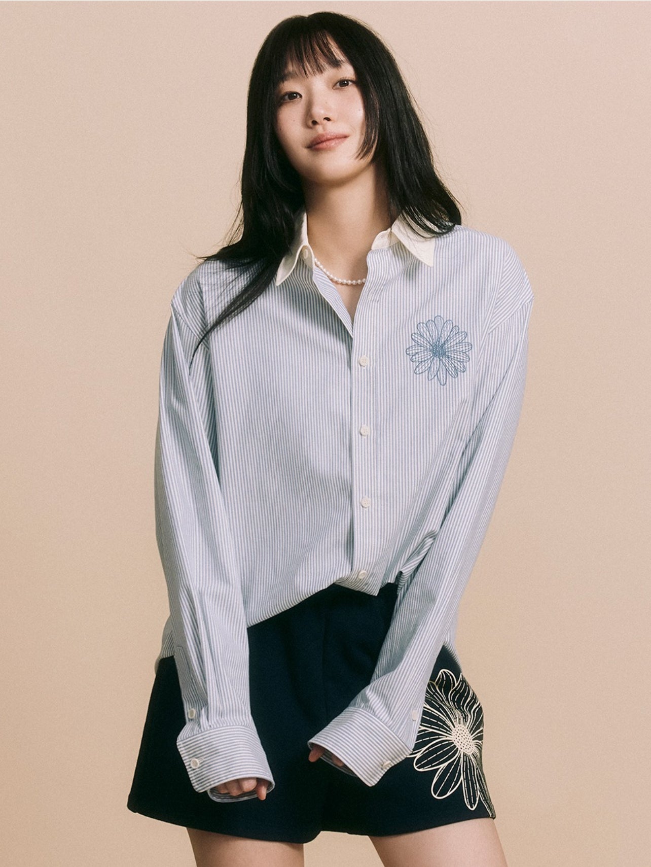 Mardi Mercredi OXFORD SHIRT STRIPE_SKY BLUE (Preorder)