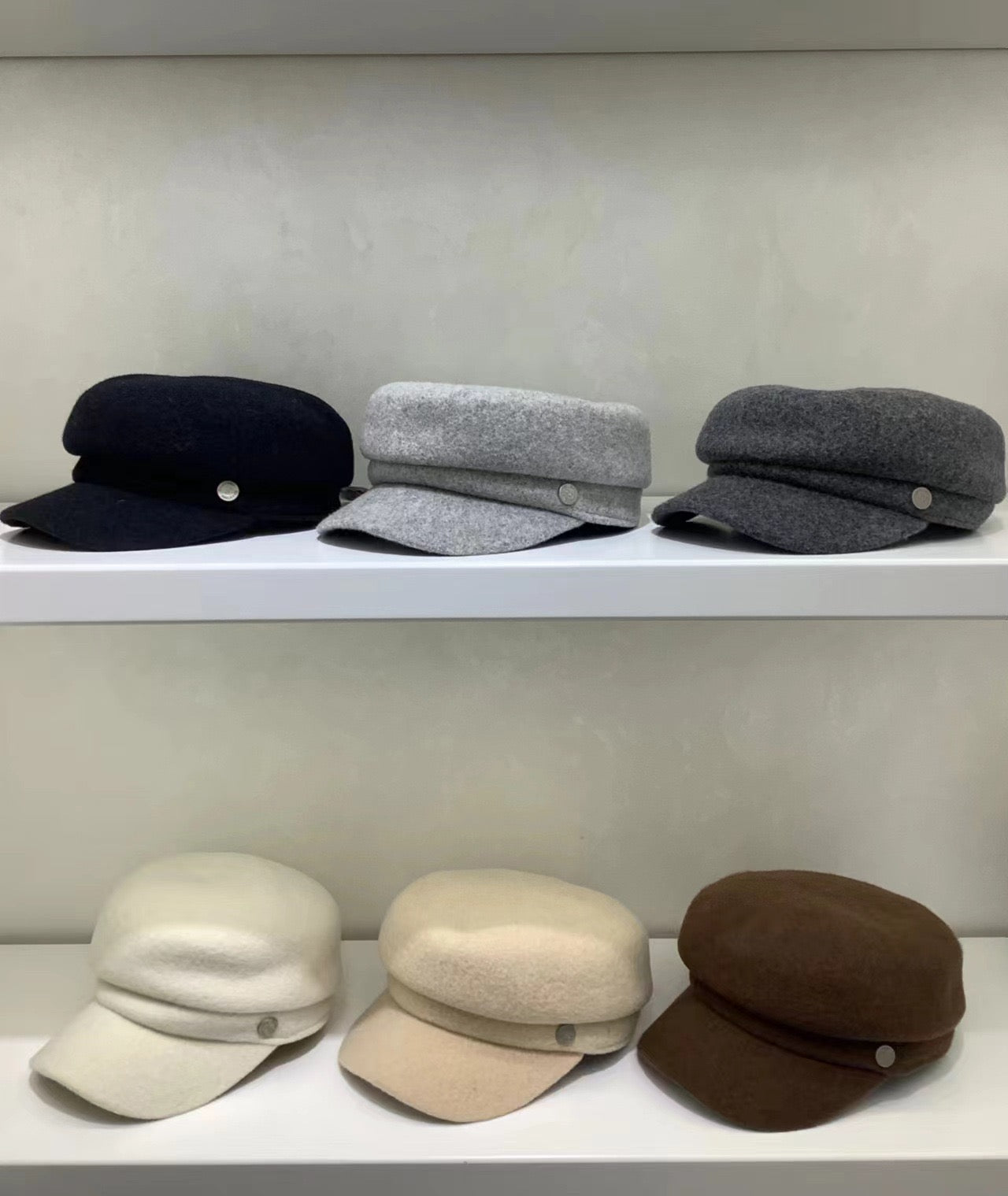 Kelly Designs Wool Blend Newsboy Painter Cap (Instock)