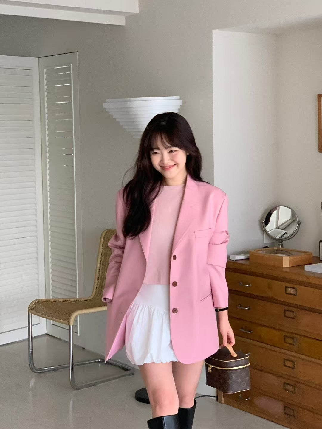 Korean APM Collection Pink Blazer (Instock)