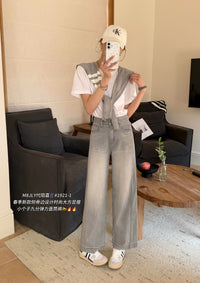 Kelly Designs Soft Grey Casual Jeans (Instock)