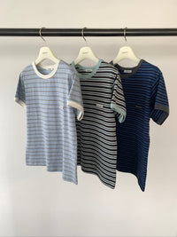 Korean APM Collection Underson Stripe Tshirt - 2  Colors (Instock)