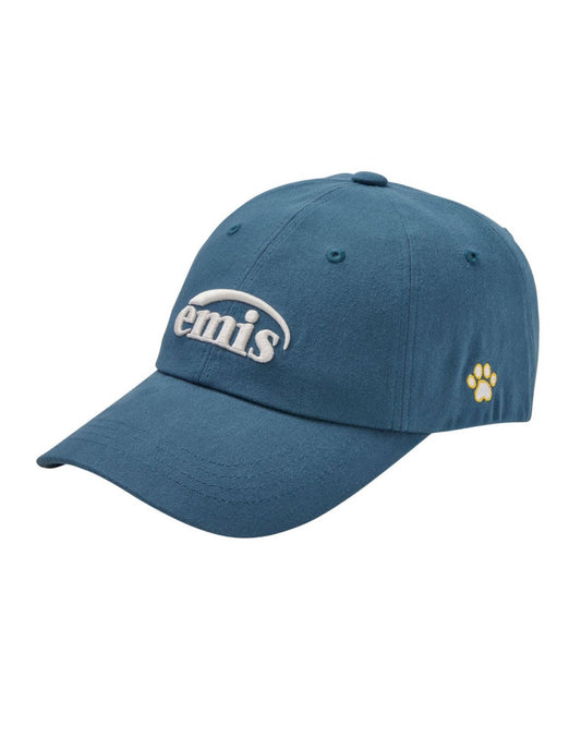 EMIS FOOT PRINT BALL CAP-BLUE GREEN(Preorder)