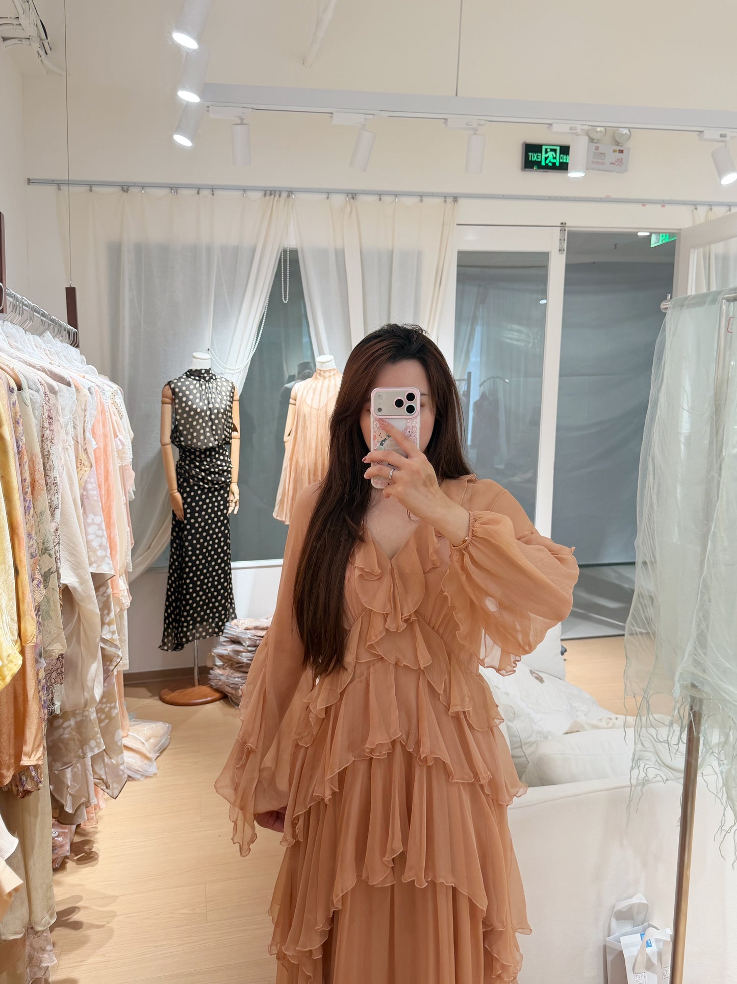 Kelly Designs Luxury 100% Silk Maxi Dress (Instock)