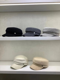 Kelly Designs Wool Blend Newsboy Painter Cap (Instock)
