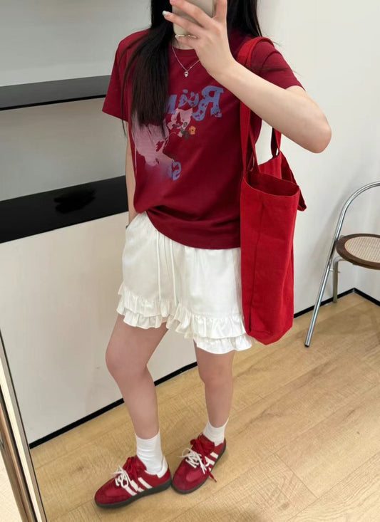 Kelly Designs Layers white Shorts (Instock)