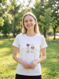 Kelly Designs Puppy White Tshirt（Instock)