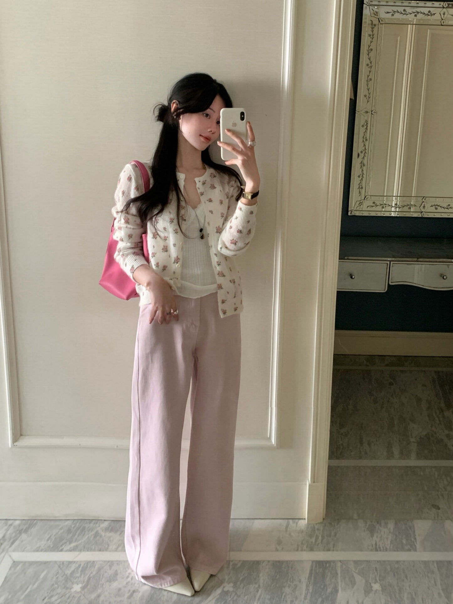 Kelly Designs Floras Beige Mohair Cardigan (Instock)