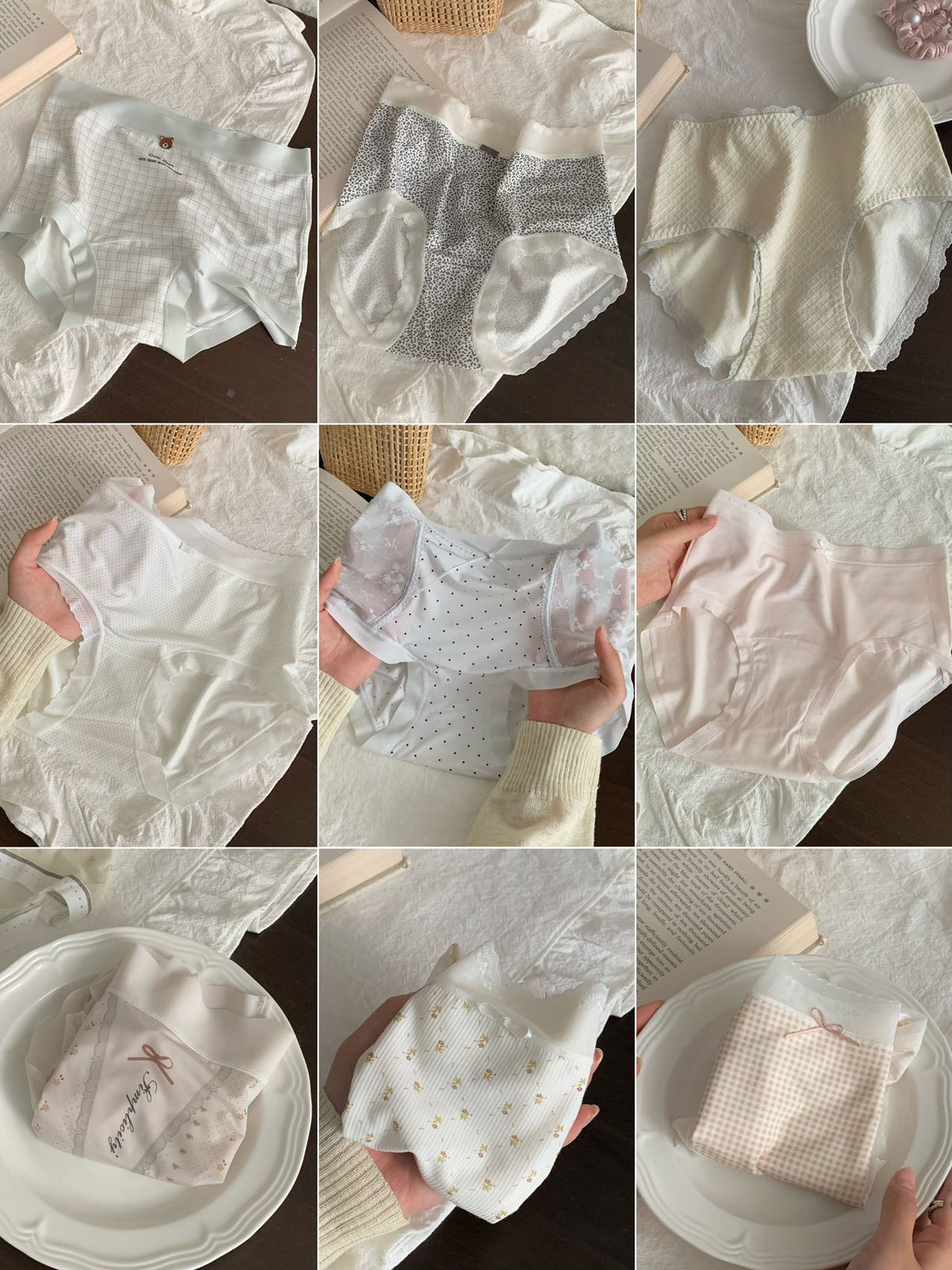 Kelly Designs Underwear Bag Set-10 Pcs (Instock)