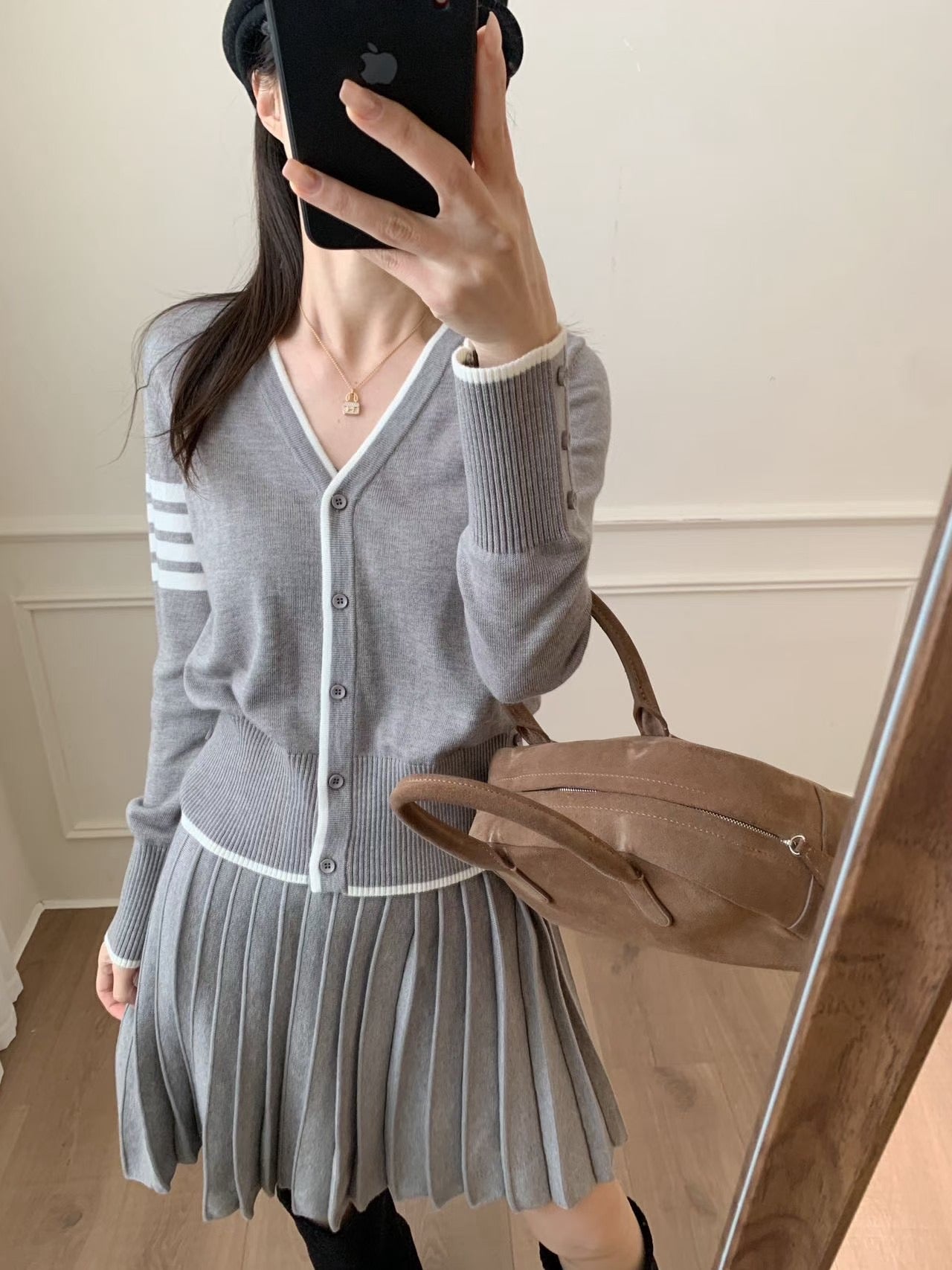 Kelly Designs Knit Cardigan & Skirt Set-3 Colors (Instock)