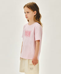 Marithe KIDS CLASSIC LOGO TEE pink (Instock)